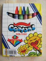 NIEUW doosje WASKRIJTJES vetkrijt crayons 8 kleuren VAKANTIE, Ophalen of Verzenden, Nieuw, Overige typen