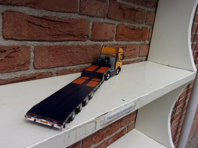 WSI  Scania  R  Highline  van  van  den  Heuvel., Hobby en Vrije tijd, Modelauto's | 1:50, Ophalen of Verzenden, Nieuw, Bus of Vrachtwagen