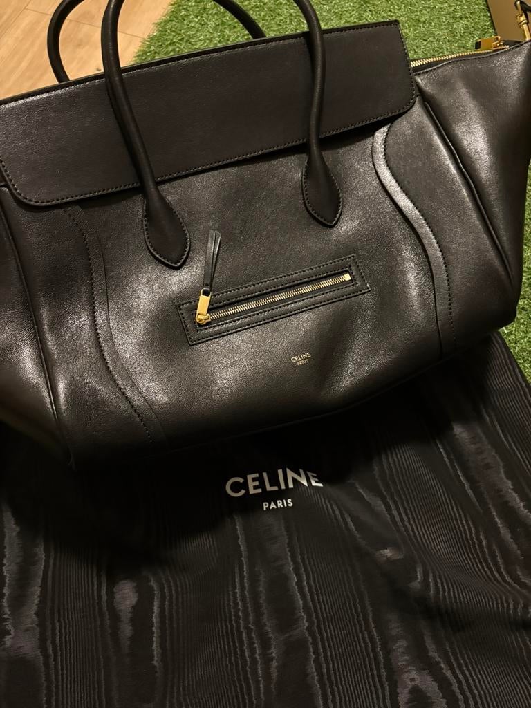 Celine Handtas Nieuw, 30 cm of meer, Verzenden, Zwart, Minder dan 35 cm