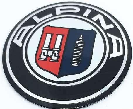 BMW Alpina naafdop sticker, Auto diversen, Autostickers, Verzenden