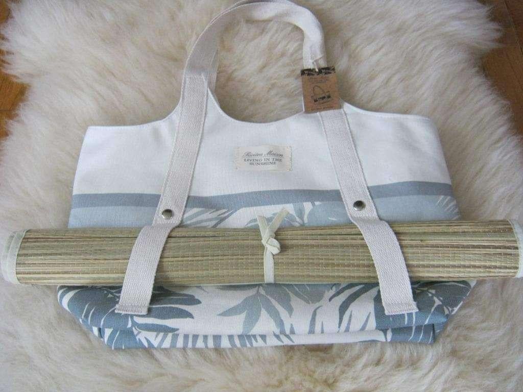 Riviera Maison Strandtas Met Mat Nieuw, Ophalen of Verzenden, Nieuw, Wit, Overige typen