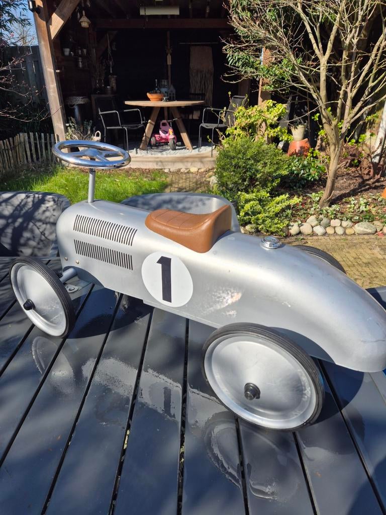 Retro loopauto met nummer 1, Ophalen of Verzenden