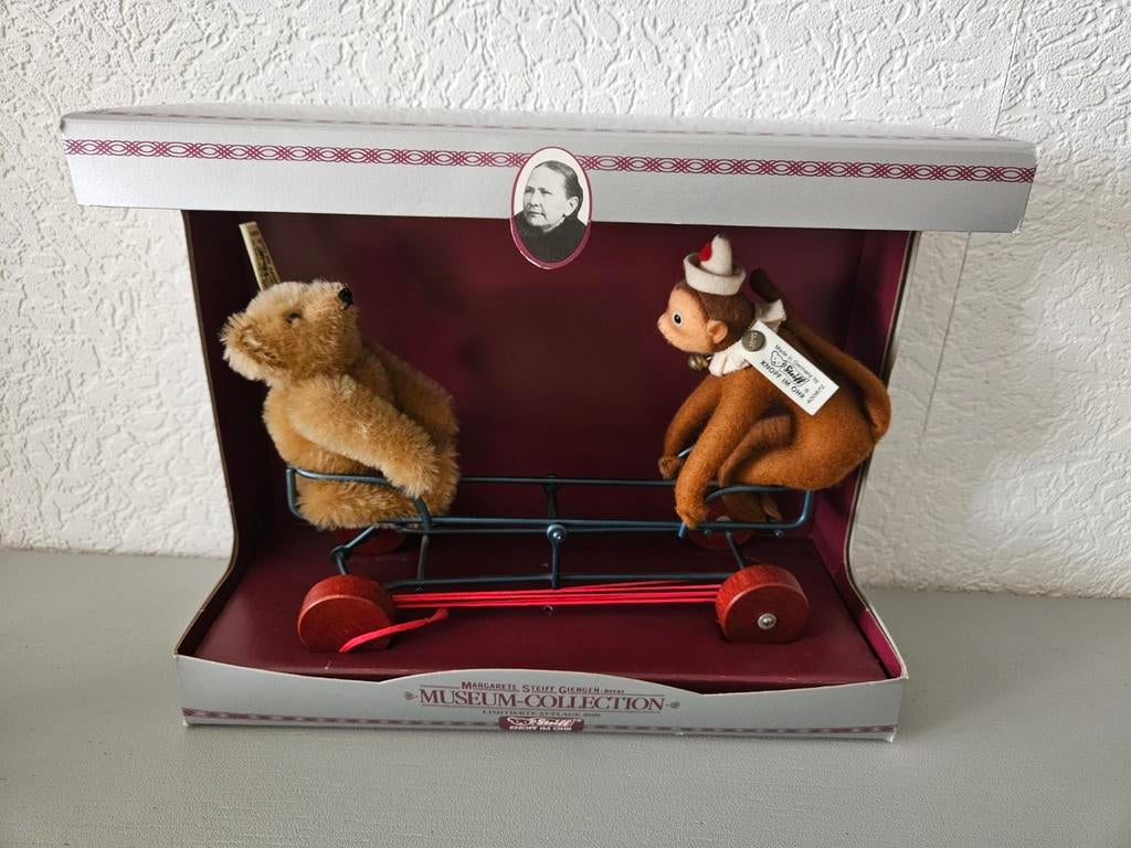 Steiff Seesaw with Monkey, Ophalen of Verzenden, Zo goed als nieuw