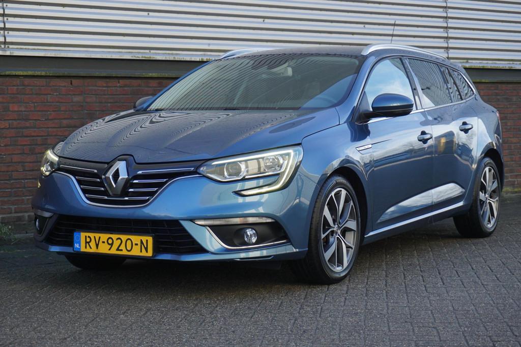 Renault Mégane Estate 1.2 TCe 130PK Bose/Trekhaak/17Inch.LM, Voorwielaandrijving, 4 cilinders, Blauw, Origineel Nederlands