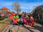 Carnavalskleding loopgroep 11 personen, Carnaval, Maat 42/44 (L), Ophalen of Verzenden, Onbekend