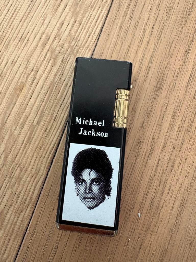 Vintage Michael Jackson aansteker - Werking onbekend, Ophalen of Verzenden, Gebruikt, Aansteker