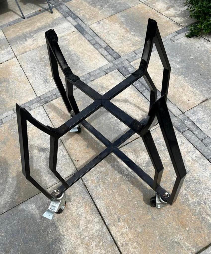 Grill Guru Large onderstel en houten plankjes, Ophalen, Gebruikt, Met accessoires