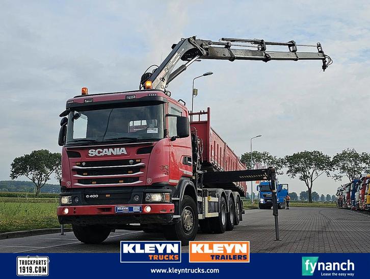 SCANIA G400 8x4*4 hiab 211ep-3, Auto's, Vrachtwagens, Bedrijf, Te koop, ABS, Airconditioning, Centrale vergrendeling, Cruise Control