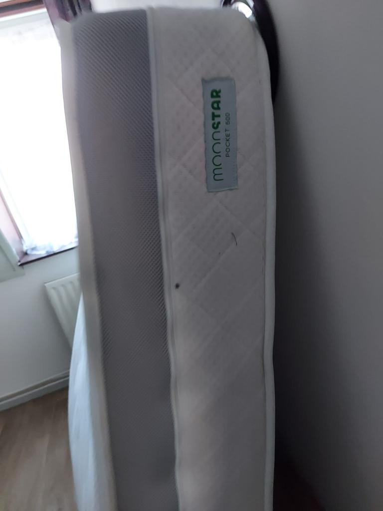 Moonstar pocket 500, Tweepersoons, Ophalen of Verzenden, Zo goed als nieuw, Matras