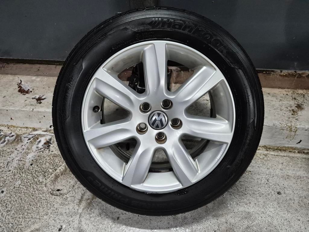 Volkswagen velgen met Hankook banden - 15 inch, Auto-onderdelen, Banden en Velgen, Gebruikt, 15 inch, Banden en Velgen, Ophalen of Verzenden