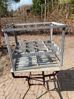 Metalen melk krat Campina, Ophalen, Gebruikt