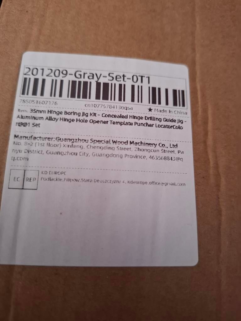 35mm Scharnier Boormal Kit - Verborgen Scharnier Jig, Ophalen of Verzenden, Nieuw