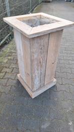 Mooie Steiger houten bloembak planten bak hoog., Ophalen, Gebruikt, ., Vierkant