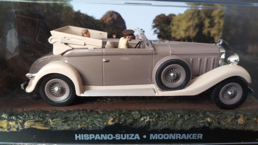 Hispano Suiza 007 Moonraker 1:43 James Bond collection Pol, Hobby en Vrije tijd, Overige merken, Auto, Verzenden, Nieuw