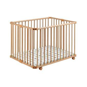 Box Geuther Ameli met ingebouwd boxkleed met sterren., Kinderen en Baby's, Boxen, Ophalen, Zo goed als nieuw, Vierkant, In hoogte verstelbaar