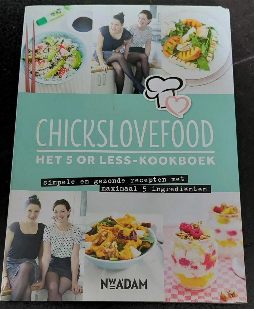 Chickslovefood - Het 5 of less kookboek, Boeken, Kookboeken, Ophalen of Verzenden, Gelezen, Chickslovefood