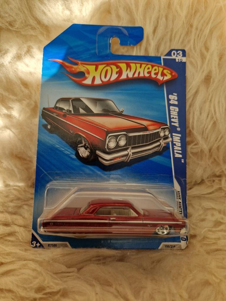 Hot Wheels '64 Chevy Impala - Nieuw in verpakking, Ophalen of Verzenden, Nieuw