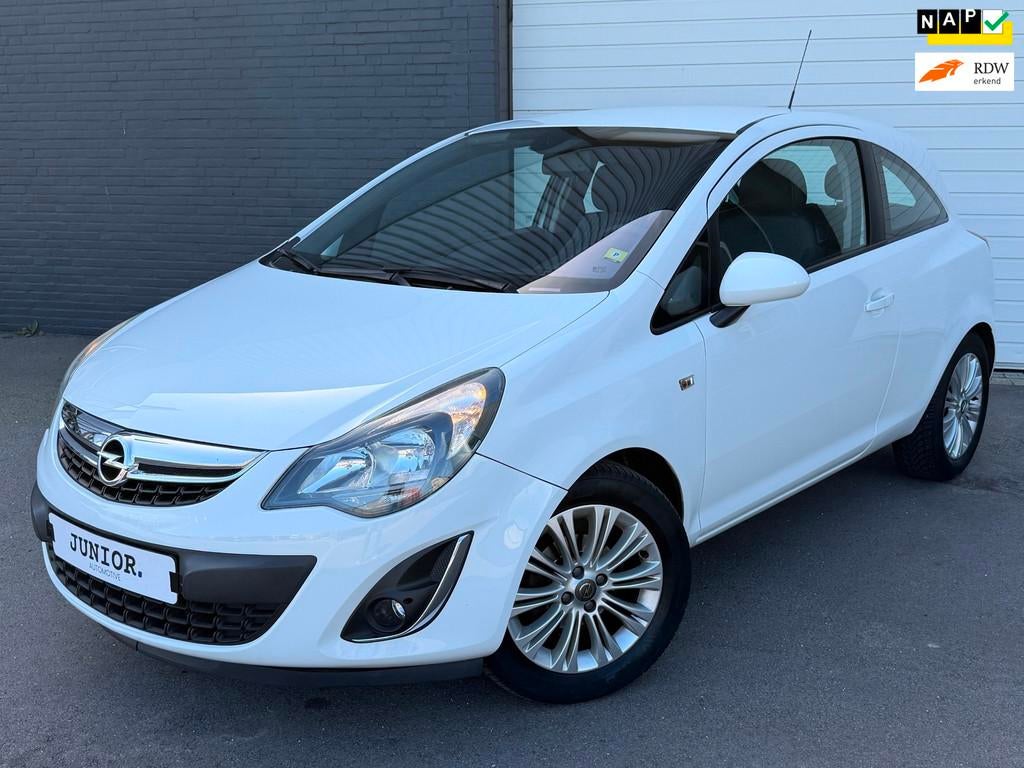 Opel Corsa 1.2-16V Color Edition AUTOMAAT/CRUISE/NAVI/VOLOND, Euro 5, 4 cilinders, Wit, Origineel Nederlands