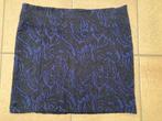 Blauw gebloemde rok, Blauw, Maat 46/48 (XL) of groter, Ophalen of Verzenden, Zo goed als nieuw