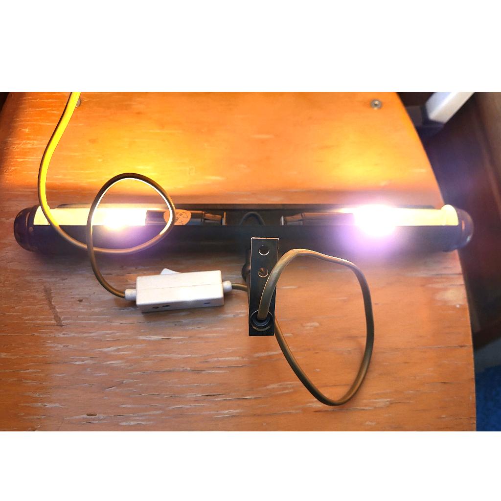 schilderijverlichtin Vintage Muurlamp Koper of Brons Messing, Ophalen of Verzenden