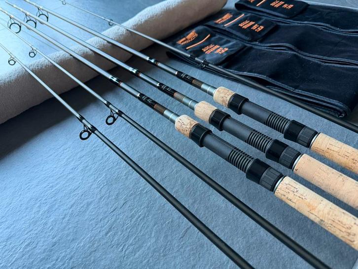 3 x PB Royal Tenner 10ft 2.5lb ZO GOED ALS NIEUW, Watersport en Boten, Hengelsport | Karpervissen, Zo goed als nieuw, Complete set