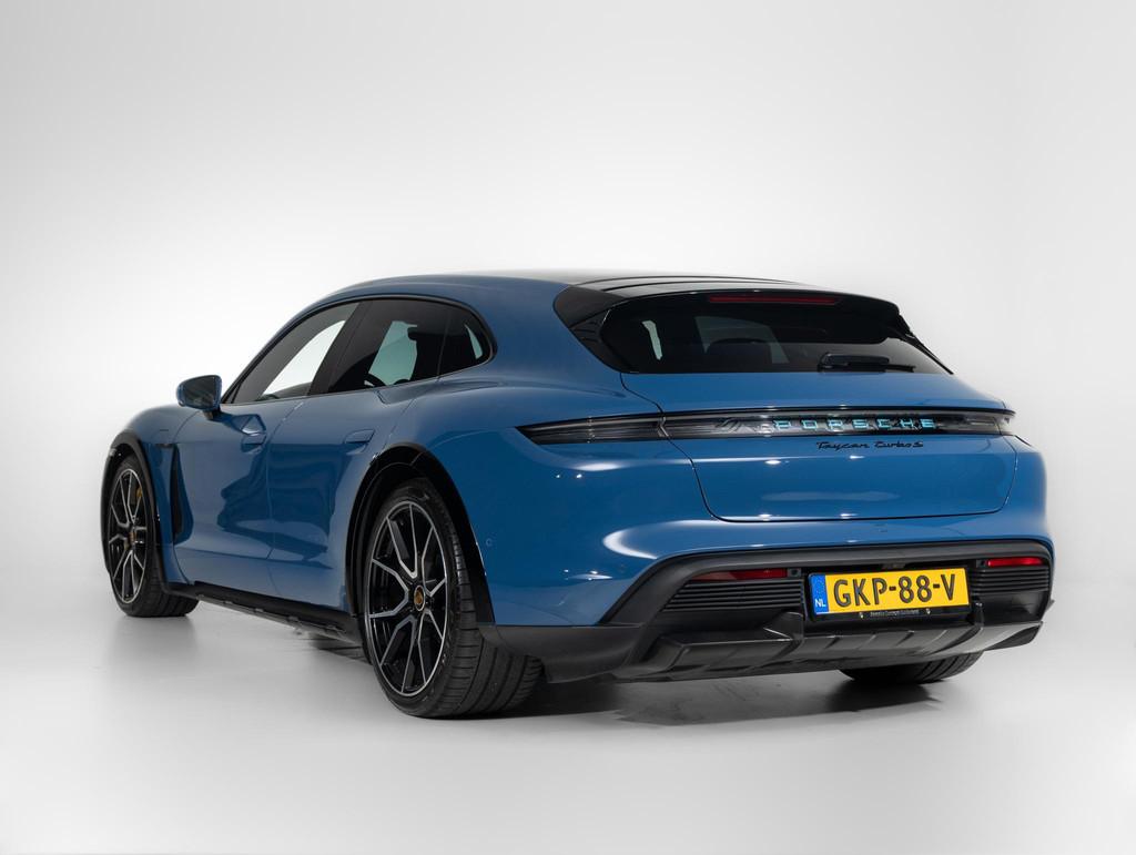 Porsche Taycan Turbo S Cross Turismo, Auto's, Porsche, 419 km, Gebruikt, Zwart, Verwarming stoelen achter