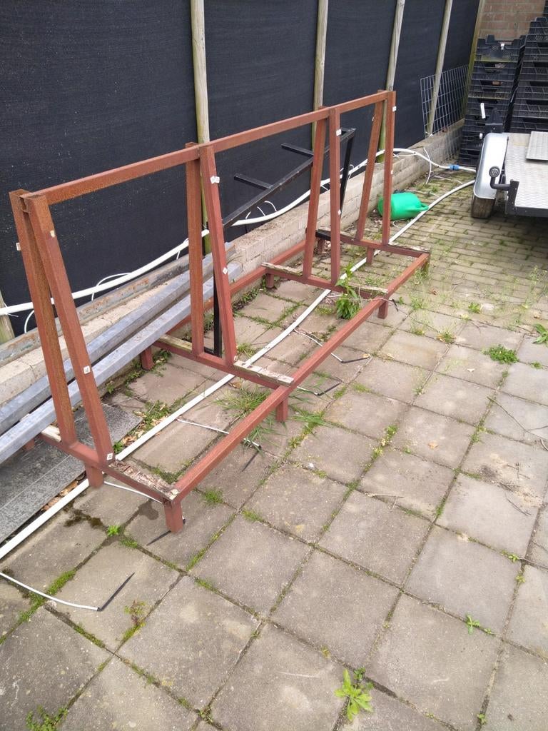 Glasbok LxBxH 250x80x105 - Stevige transportbok, Doe-het-zelf en Verbouw, Werkbanken, Ophalen, Gebruikt, 70 tot 120 cm