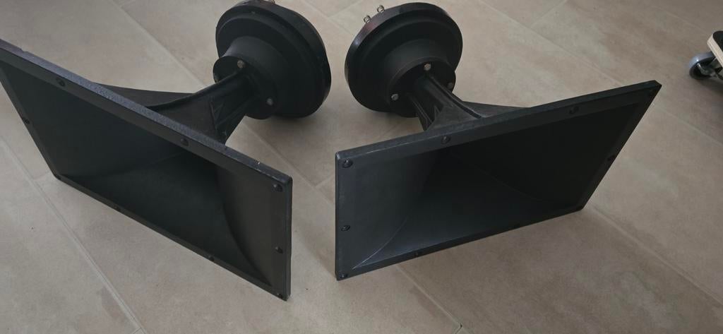 setje JBL 2445J drivers met 2380 horns, Audio, Tv en Foto, Luidsprekers, Ophalen, Gebruikt, JBL, Overige typen