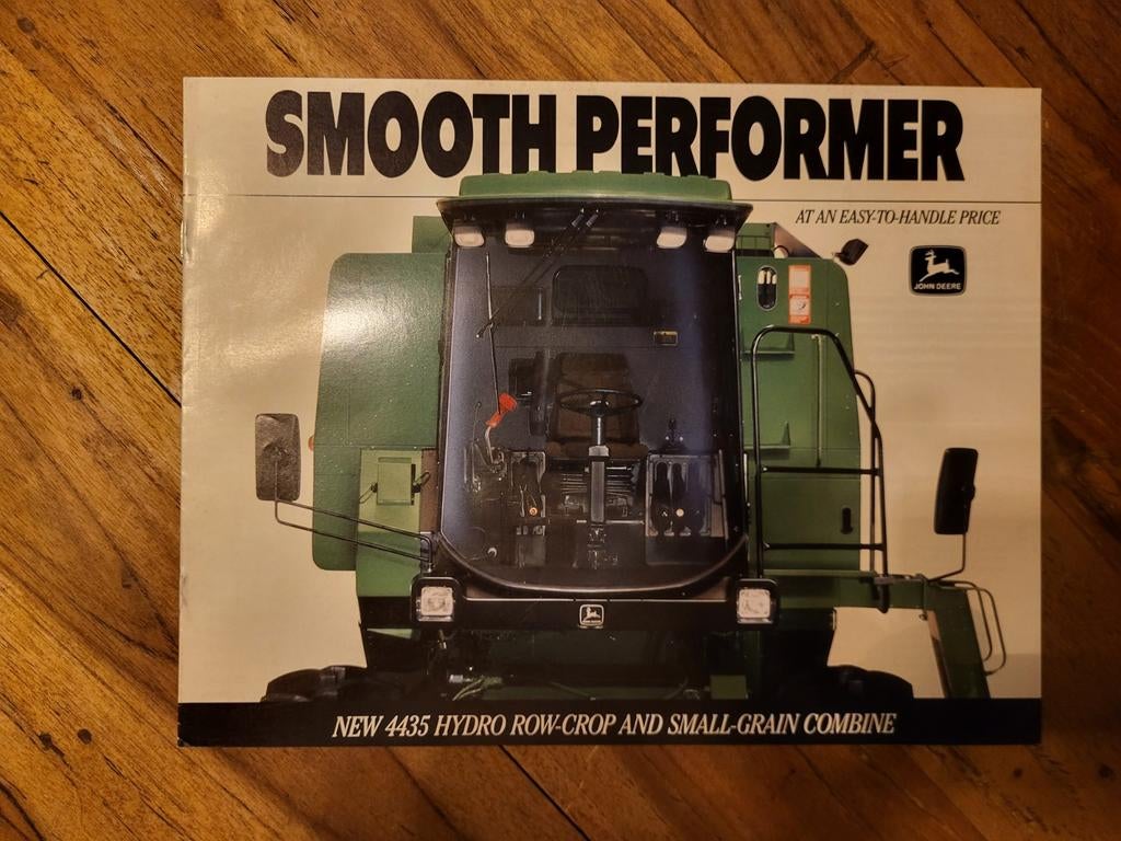 tractor folder John Deere Smooth Performer, Boeken, Catalogussen en Folders, Ophalen of Verzenden, Zo goed als nieuw