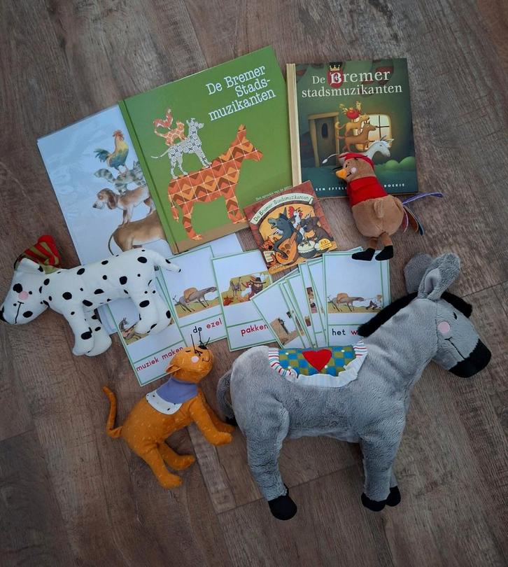 De Bremer Stadsmuzikanten, Boeken, Kinderboeken | Kleuters, Non-fictie, Ophalen of Verzenden