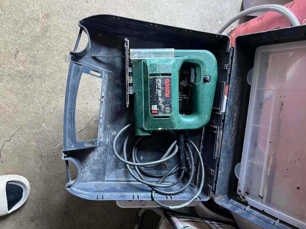 Bosch PST 50 A Decoupeerzaag - Gebruikt, Gebruikt, Decoupeerzaag, Ophalen of Verzenden, 30 tot 70 mm
