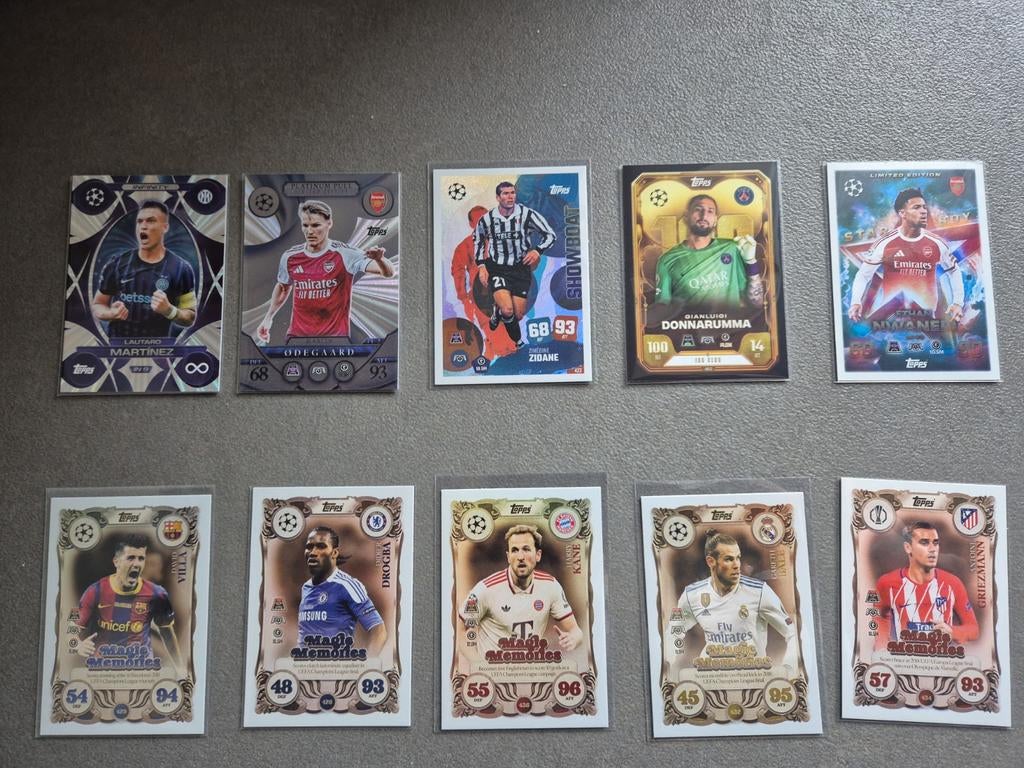 Topps Legends: Kane, Bale, Drogba Voetbal Kaarten, Verzamelen, Ophalen of Verzenden, Zo goed als nieuw, Buitenlandse clubs, Spelerskaart