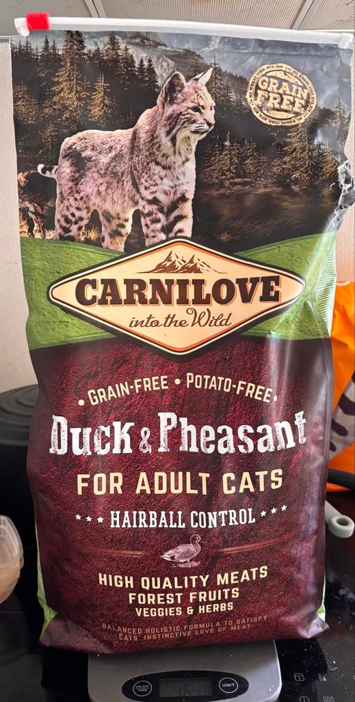 Kattenbrokjes Carnilove duck & pheasant, Dieren en Toebehoren, Dierenvoeding, Ophalen of Verzenden, Kat