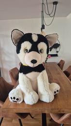 Grote knuffel hond, Ophalen