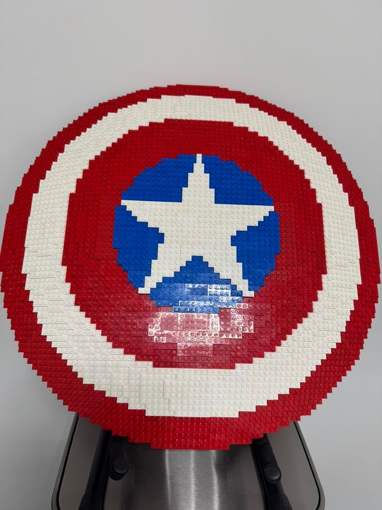 LEGO MOC Marvel Schild Captian America, MOC (eigen creatie), Marvel, Lego, Info@lego.nl