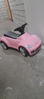 Roze Volkswagen Kever loopauto voor kinderen, Ophalen of Verzenden, Gebruikt, Loopvoertuig