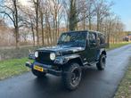 Jeep Wrangler 4.0 Automaat Airco stoelverwarming 2006 Zwart, Automaat, Stof, Cabriolet, 4 stoelen