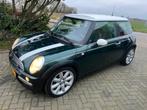 Mini 2002 Groen leuke auto, Auto's, 1025 kg, Zwart, Metallic lak, Leder en Stof
