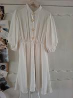 Witte jurk met ballonmouw. Maat M. Loavies. Ambika. Vila., Kleding | Dames, Jurken, Maat 38/40 (M), Wit, Ophalen of Verzenden