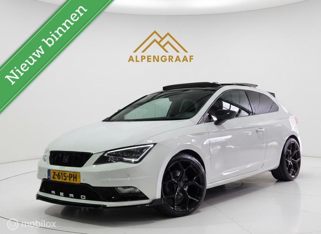 Seat Leon SC 1.4 FR Aero|Pano|Virtual|Schaalstoelen Cupra|Le, Auto's, Seat, Bedrijf, Te koop, Leon, ABS, Achteruitrijcamera, Airbags