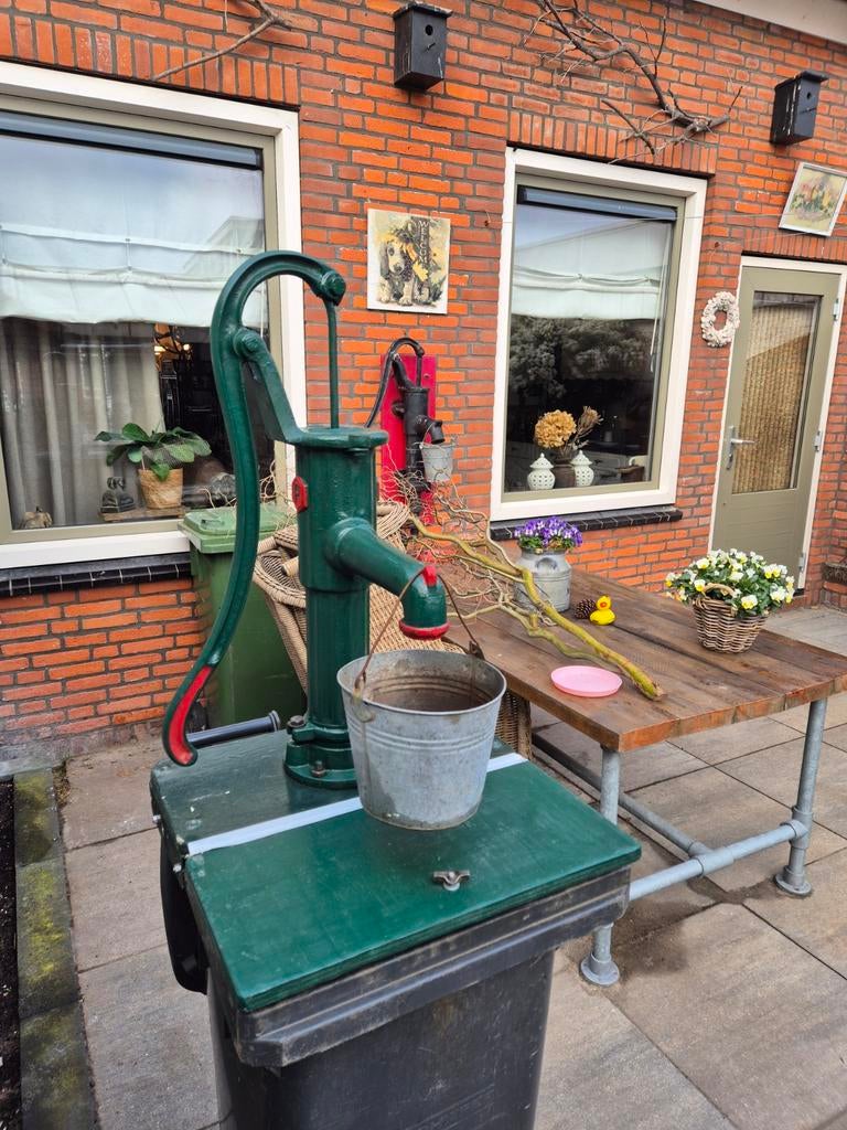 Zwengelpomp ( handpomp ), Tuin en Terras, Waterpompen, Ophalen, Gebruikt, Handmatig