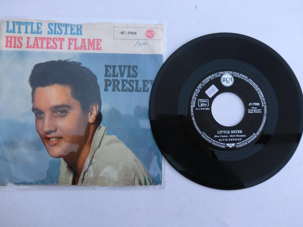 Elvis Presley Little Sister, 7 inch, Single, Ophalen of Verzenden, Zo goed als nieuw