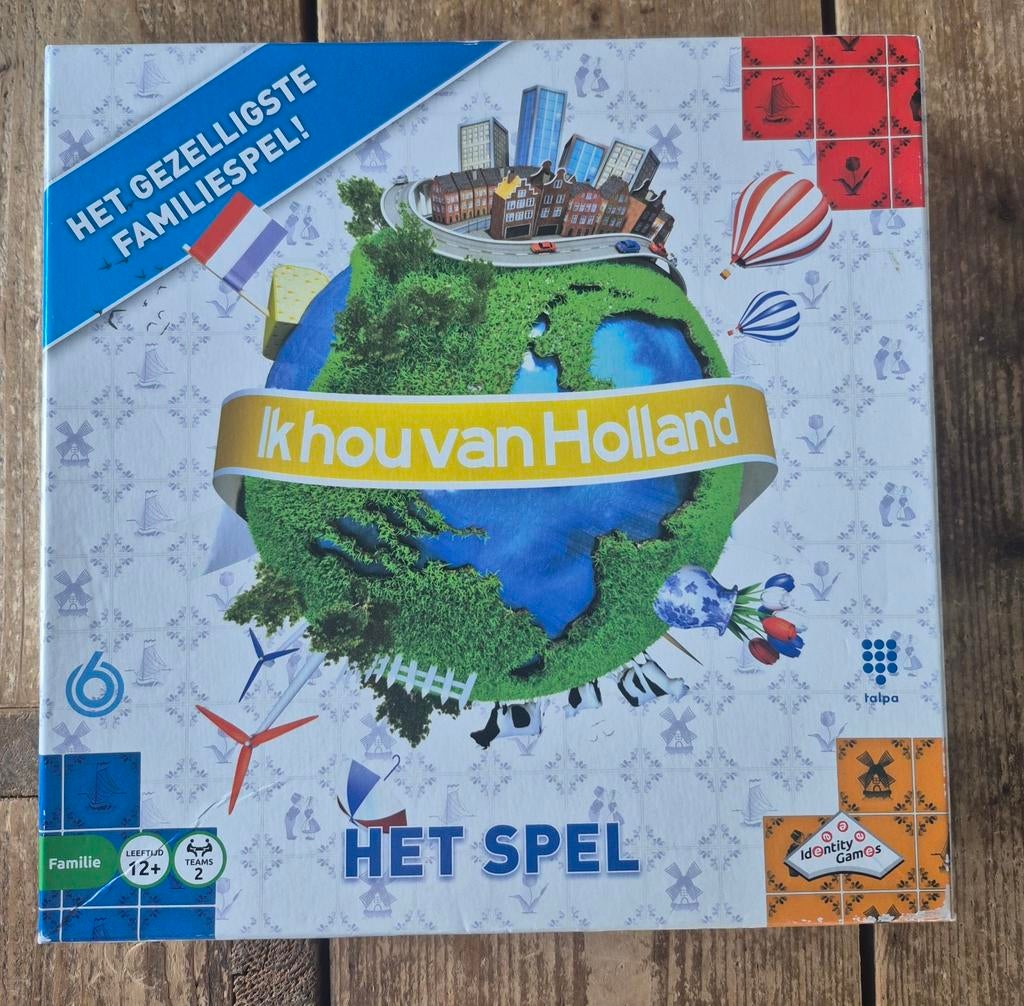 Ik Hou Van Holland - Het Spel (Familiequiz), Vijf spelers of meer, Ophalen, Zo goed als nieuw, Identity Games