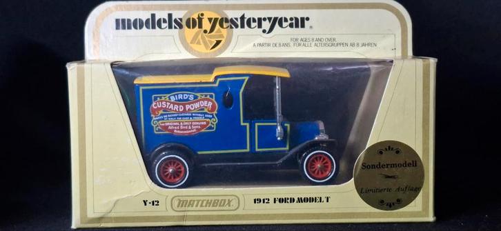 Matchbox Models of Yesteryear - 1912 Ford Model T Y-12, Hobby en Vrije tijd, Modelauto's | 1:18, Zo goed als nieuw, Auto, Overige merken