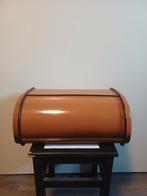 Vintage Broodtrommel - Oranje/Bruin, Ophalen of Verzenden, Gebruikt