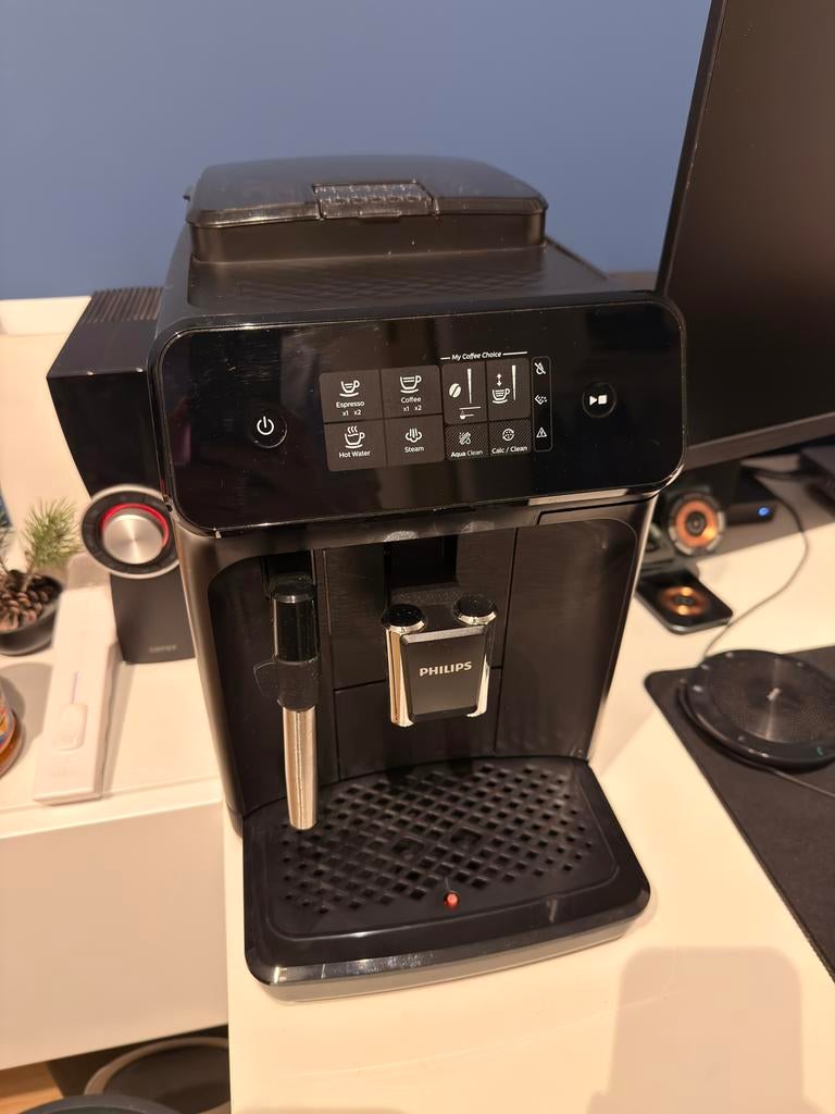 Philips koffieautomaat EP1220, Witgoed en Apparatuur, Koffiezetapparaten, Stoompijpje, Gebruikt, Koffiemachine, Koffiebonen