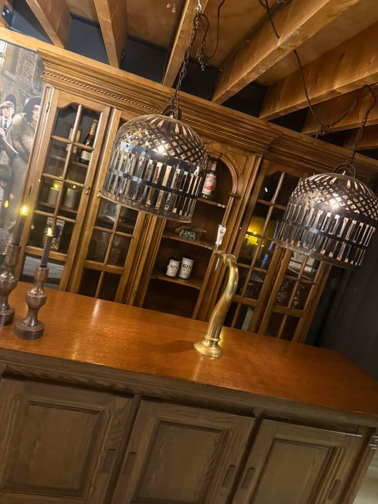 Antieke eiken bar set toog man cave cafe kroeg overkapping, Huis en Inrichting, Barren, Ophalen of Verzenden, Zo goed als nieuw