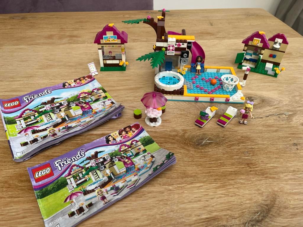 LEGO Friends 41008 Heartlake City Zwembad, Ophalen of Verzenden, Zo goed als nieuw, Complete set, Lego