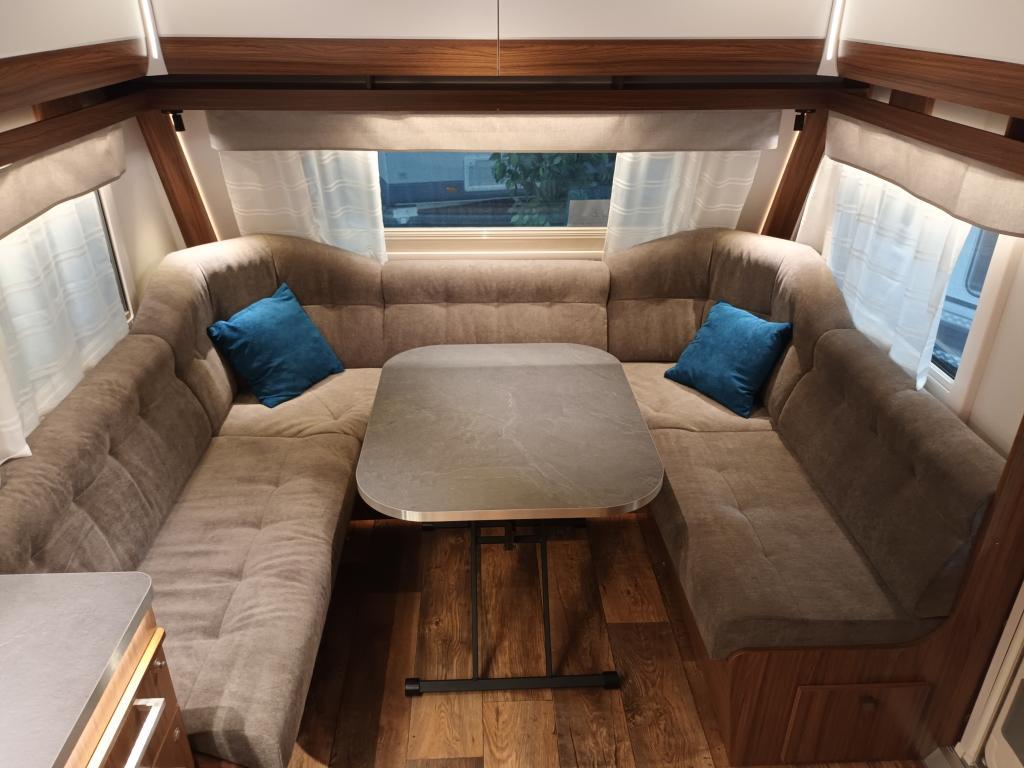 Polar Blueline 590 FWA, Caravans en Kamperen, Caravans, Rondzit, Bedrijf, Overige typen, Schokbreker
