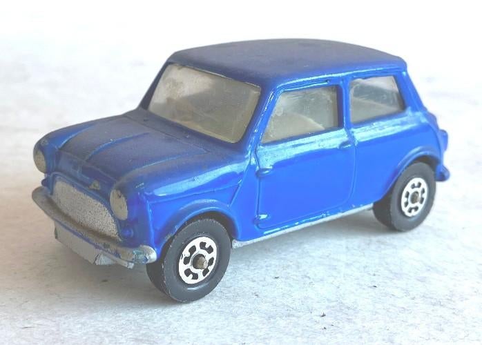 Mini blauw Whizzwheels Corgi Toys  # 204., Hobby en Vrije tijd, Modelauto's | 1:43, Ophalen of Verzenden, Gebruikt, Auto, Corgi